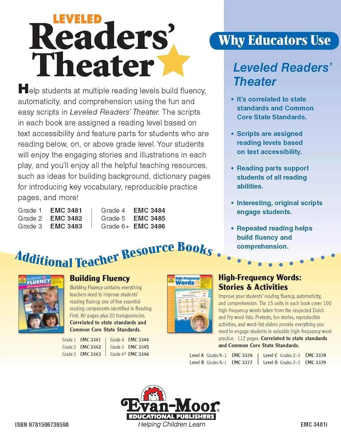 مسرح القراء المستويين من إيفان مور، مصنف الصف الأول، العمر 6 7 8 9، الكتاب الإنجليزي 9781596733961