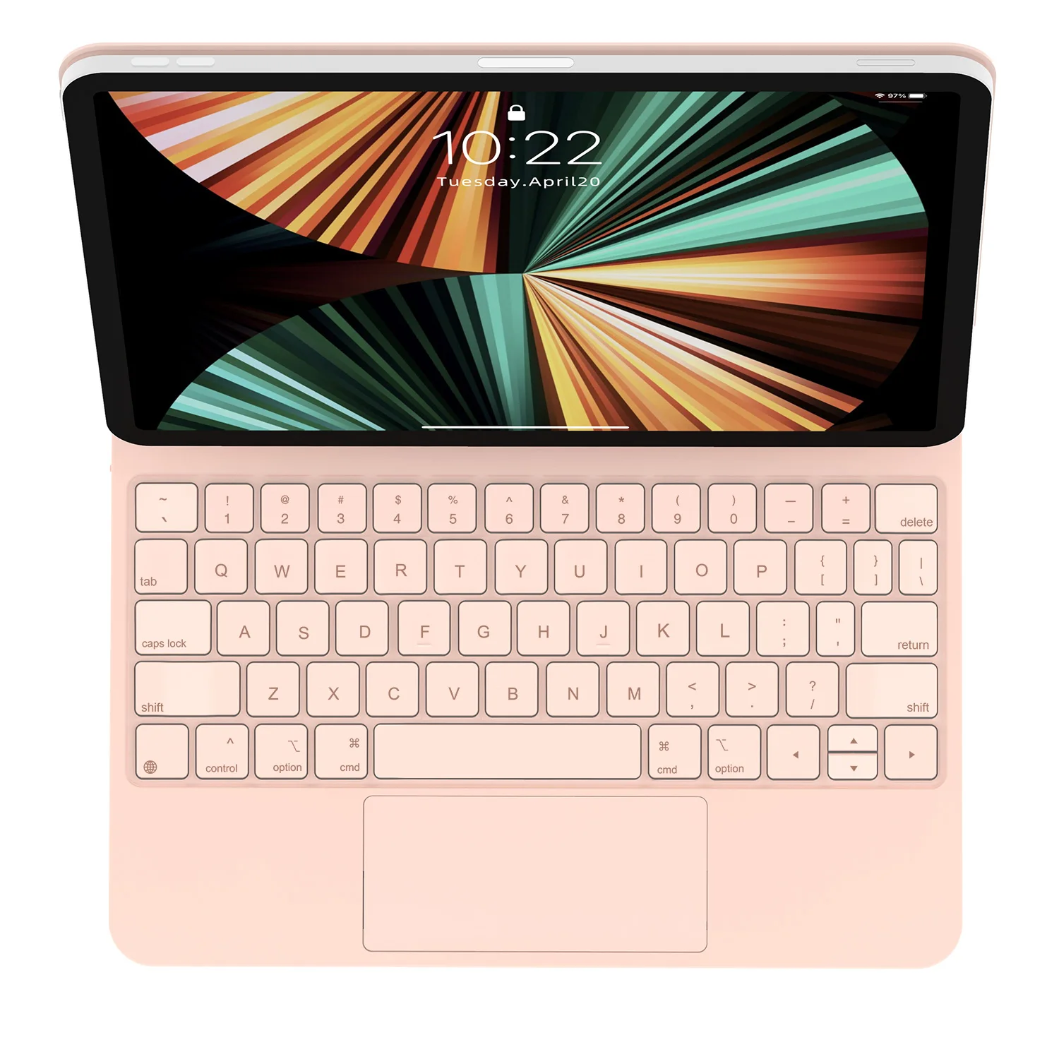 HOU Magie Tastatur für iPad Pro 11 Air4 5 Bluetooth Faltbare 4 Farbe Magnetic iPad Tastatur Büro Reise Mini Wireless tastatur