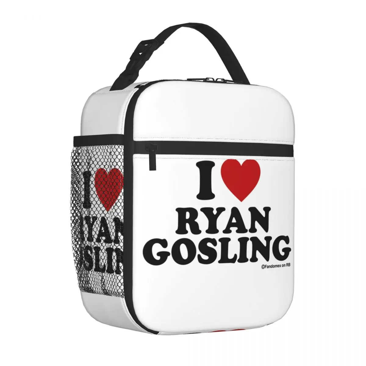 Canadian Musician Ryan Gosling Portable Lunch Box Women Multifunction Thermal Cooler Food Insulated Lunch Bag Office Work