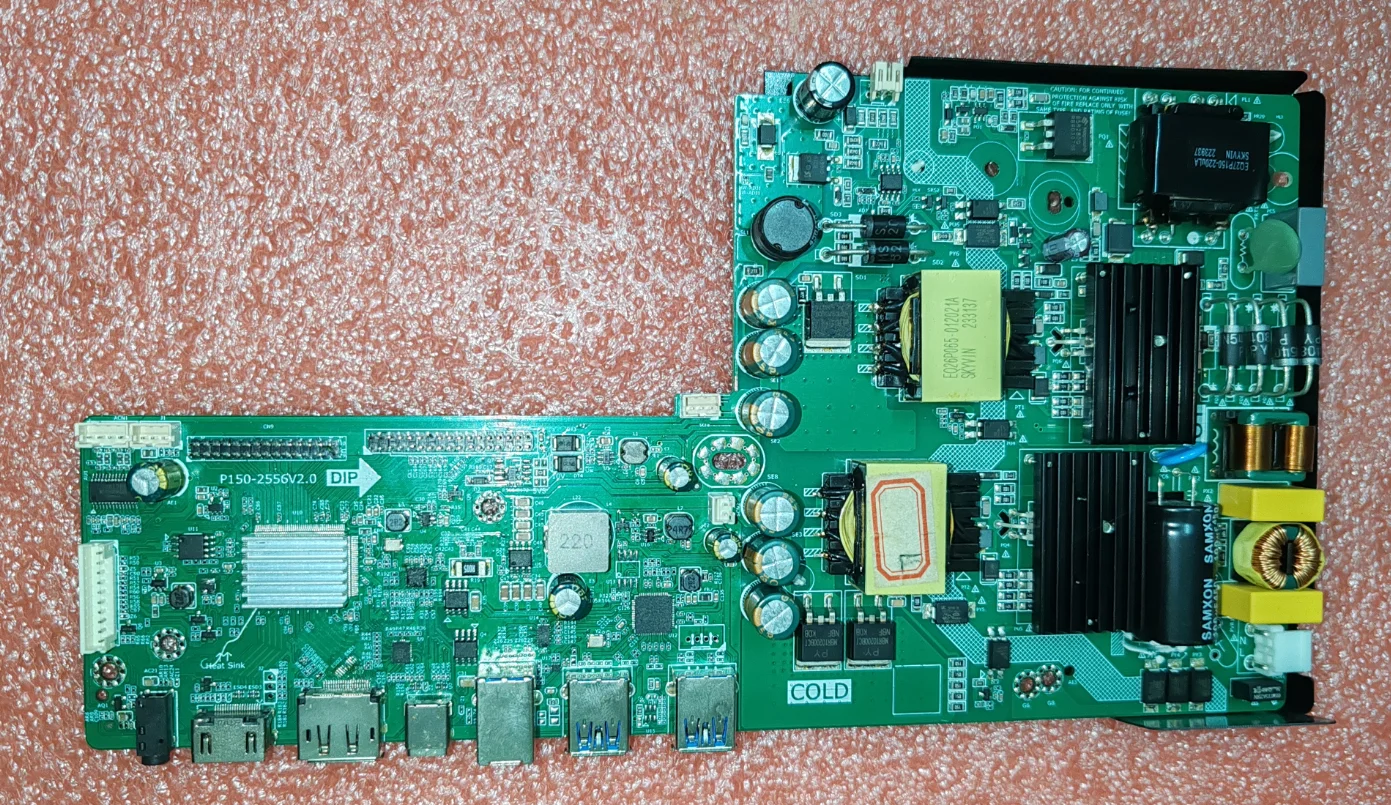 P150-2556V2.0   Three in one TV motherboard, physical photo Check the interface and ship it out