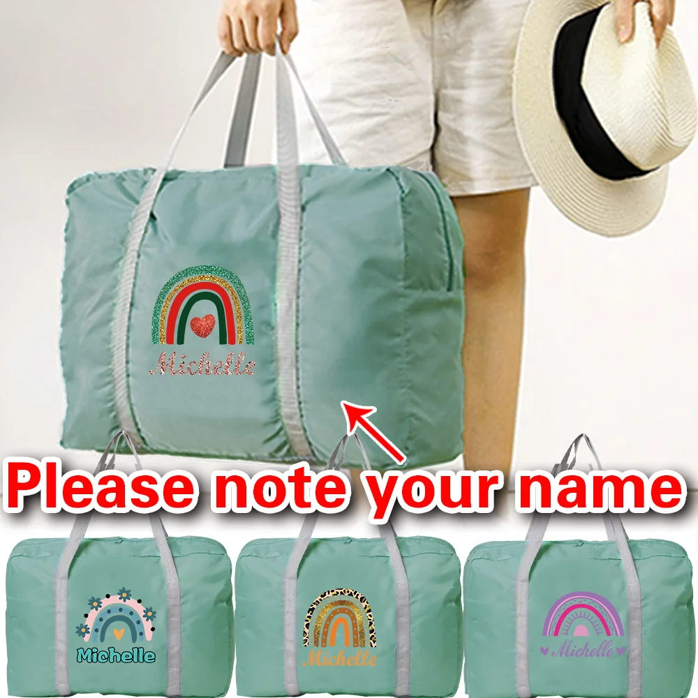

Personalized Customized Travel Bag Large Capacity Light Storage Bag Ladies Short-distance Hand-held Travel Bag