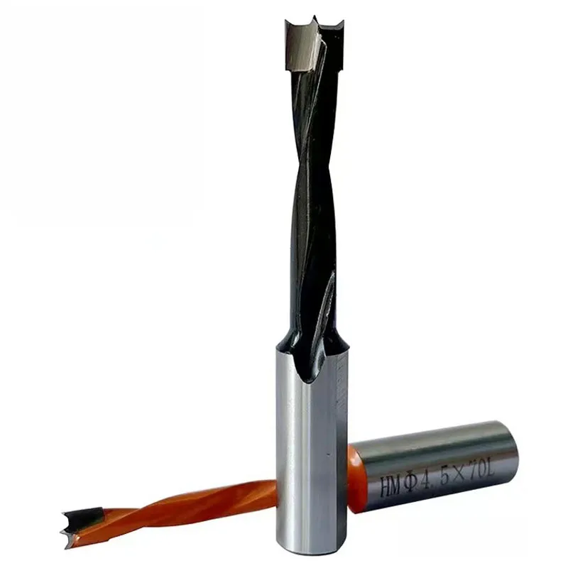 Left Right Rotation Woodworking 57mm 70mm Drill Bits Router Bit Row Drilling Two Flute Wood Hole Cutter Router Drill Bit