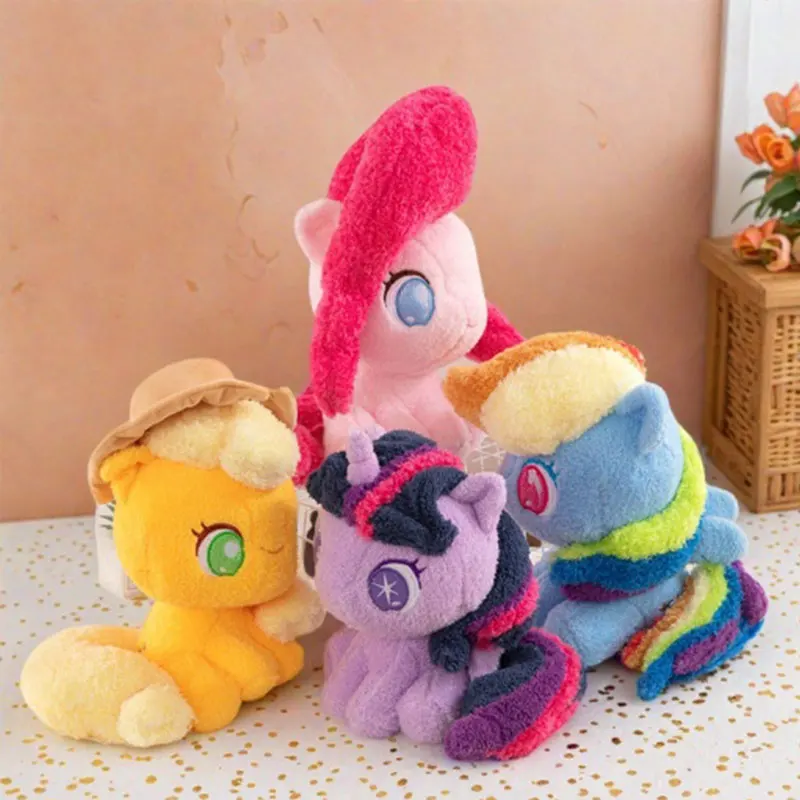 

Kawaii Plush Doll Pony Baby Li Series Q Version Cartoon Sitting Animal Dolls Girls Birthday Gifts Plush Toys Home Decoration