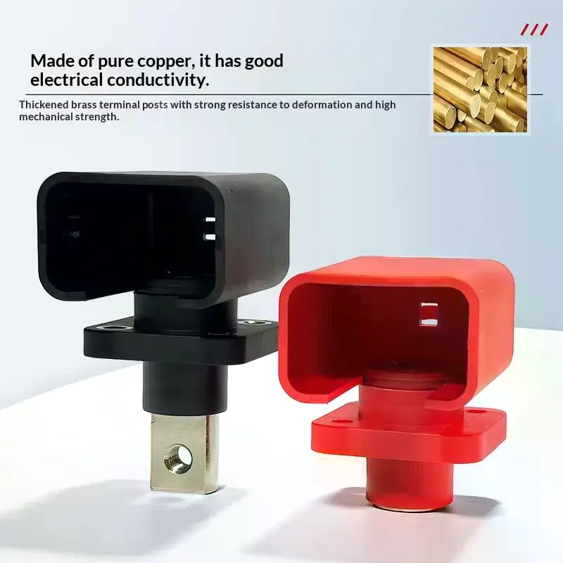 1 Set Battery Storage Terminal Post 100A 120A All-Copper Lithium Battery Energy Storage Terminal Battery Connector
