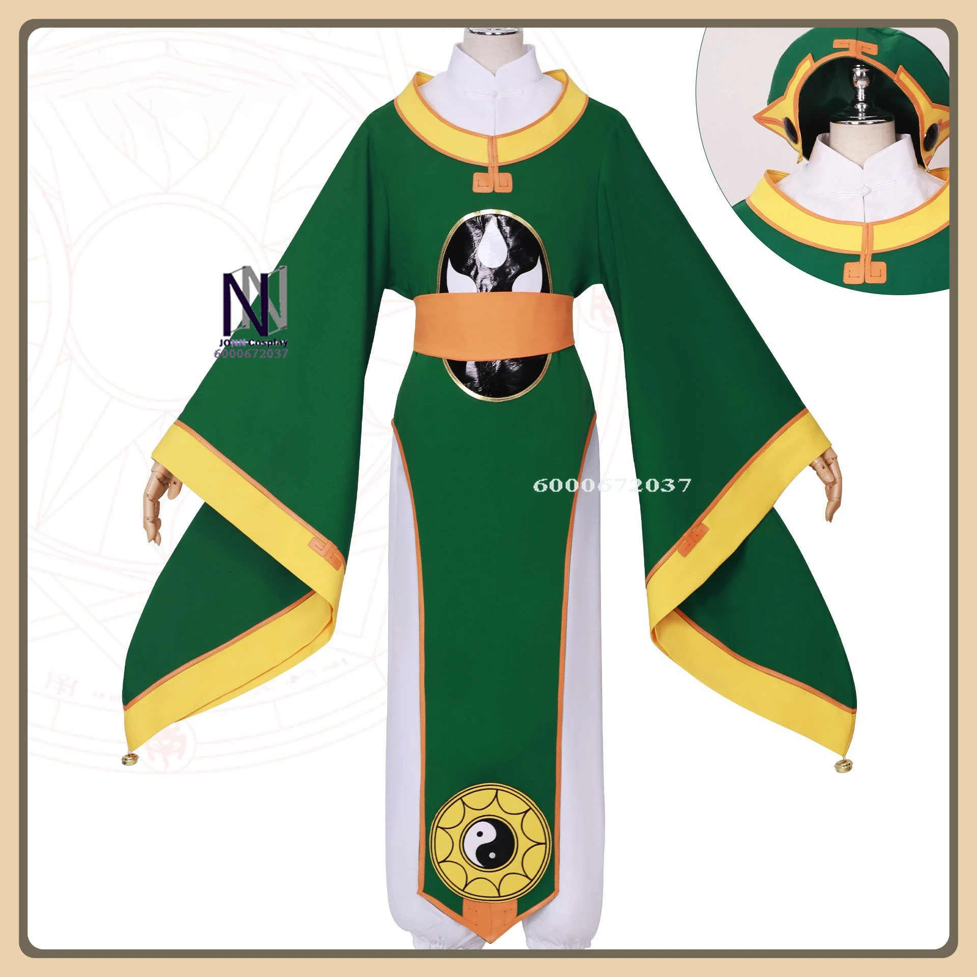 

Halloween Li Xiaolang Cosplay Costume Red & Blue Uniform Sword Talismans Prop Spell Book Full Set High Quality Party Suit