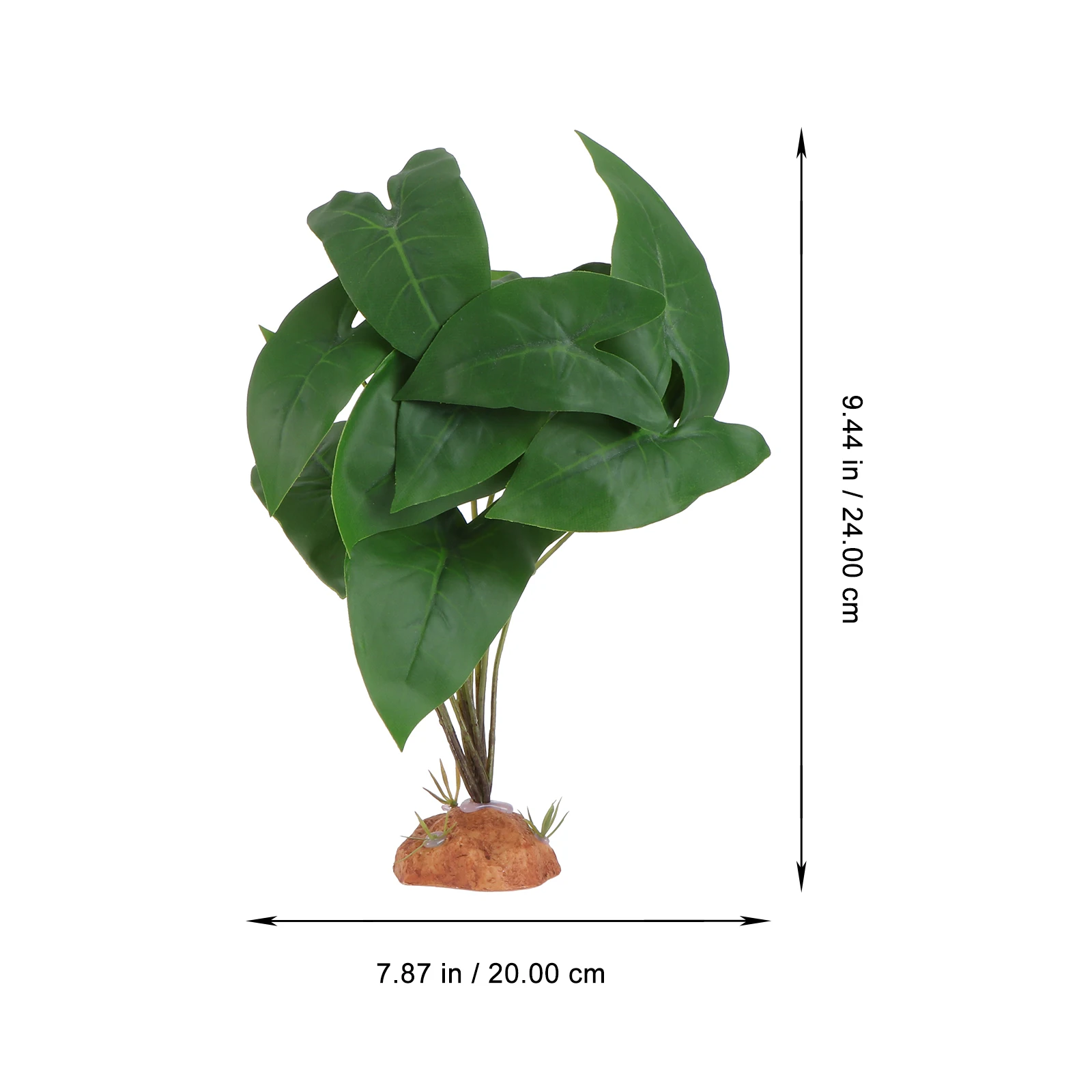 

Simulation Artificial for Terrarium Reptile Cage Decor L scape nament Lifelike naments Durable L scaping Pet Hideout