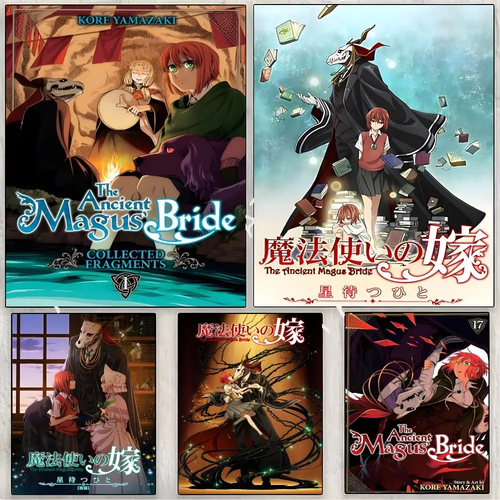 Anime Fantasy The Ancient Magus' Bride Painting Calligraphy Canvas Print Wall Mural for Living Room Decor Gifts