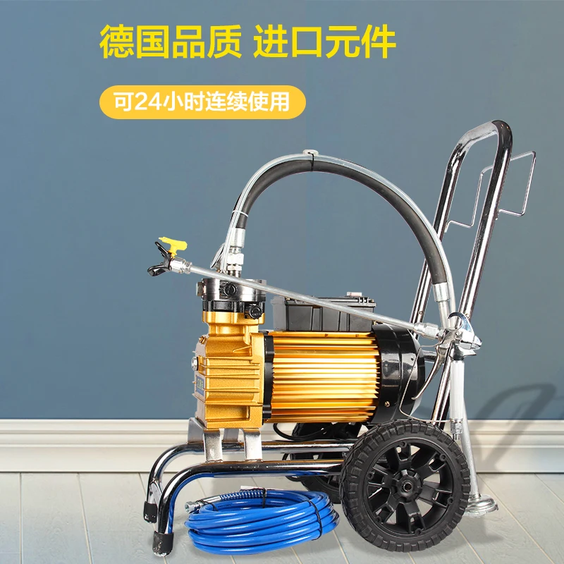 Electric high-pressure airless spray machine, multifunctional latex paint spraying, high-power engineering spray paint machine,