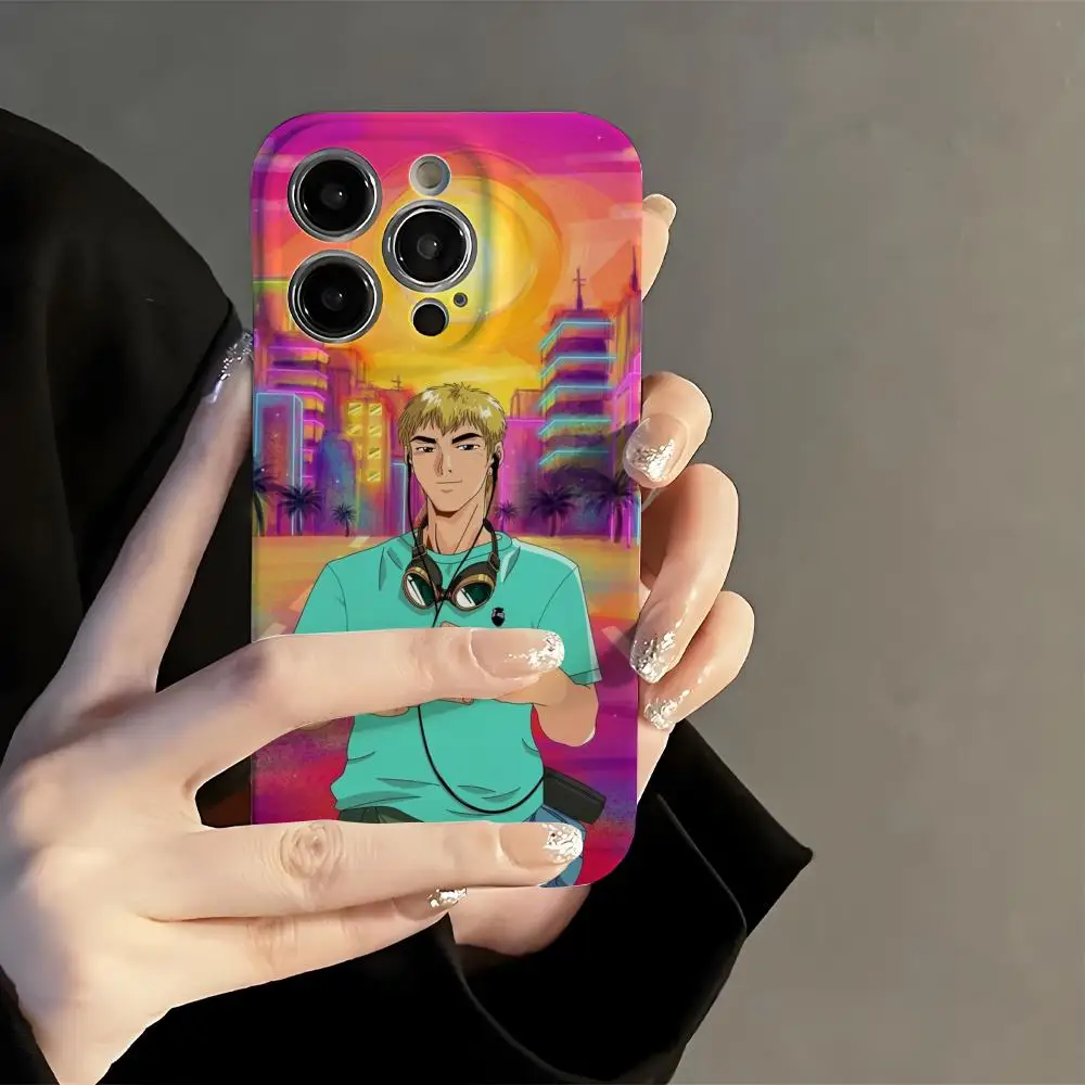 

Great Teacher O-Onizuka Phone Case Film Korean INS for iPhone 16 15 14 13 12 11 Pro Max Plus Luxury Cover