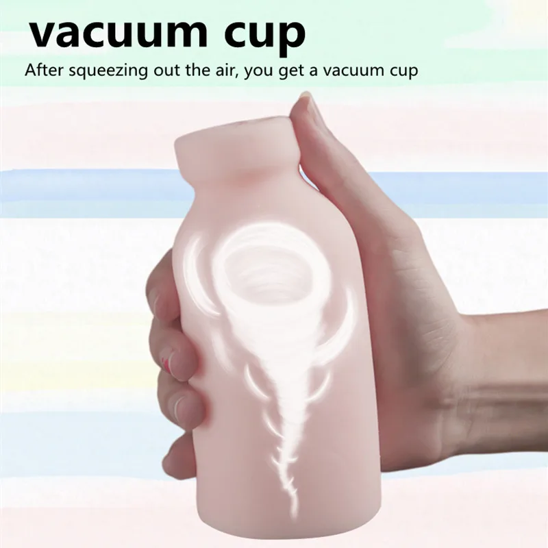 Sex Toys for Men Masturbator Male Pussy Vaginal Pornografia Milk Bottle Style Portable Hidden Adult Toys Pocket Pussy Sexy Toys