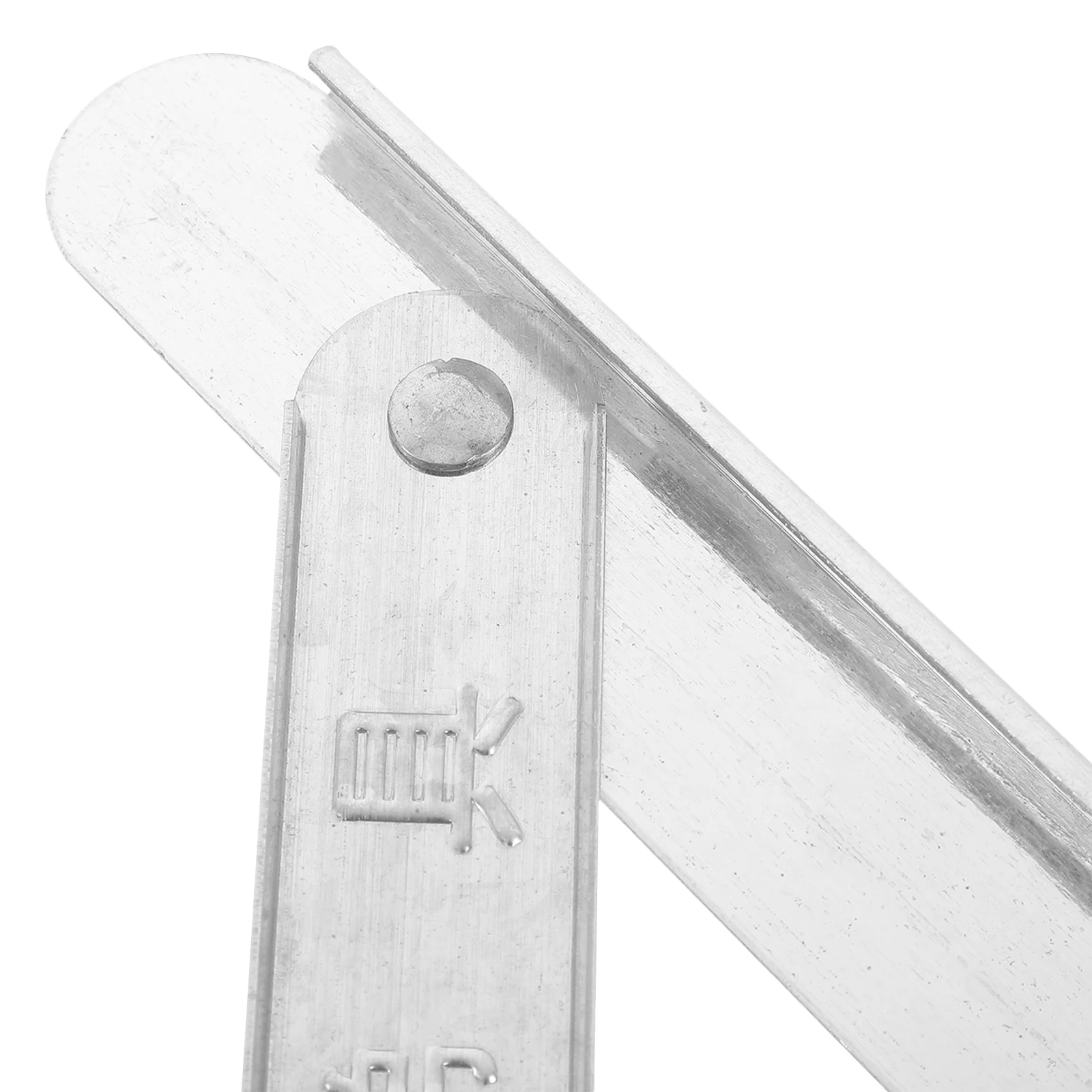 

2 Pcs Attic Ladder Replacement Parts Aluminum Hinge Extension Stairs Folding Step