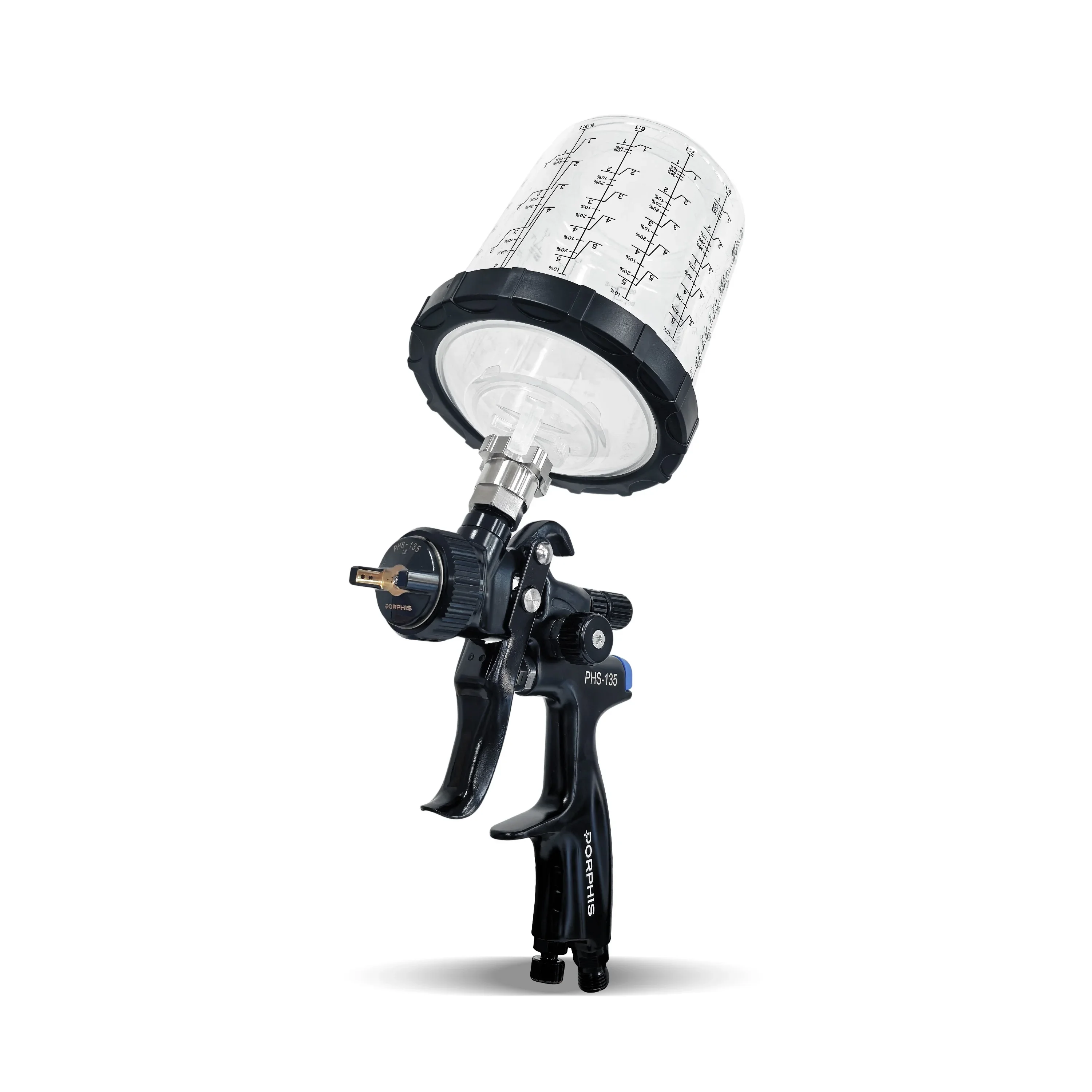 Original  Spray Gun PHS-135 1.3mm/1.8mm Nozzle  For Painting Car Aerograph Repair Spray Gun Air Tools Oil And Water Paint
