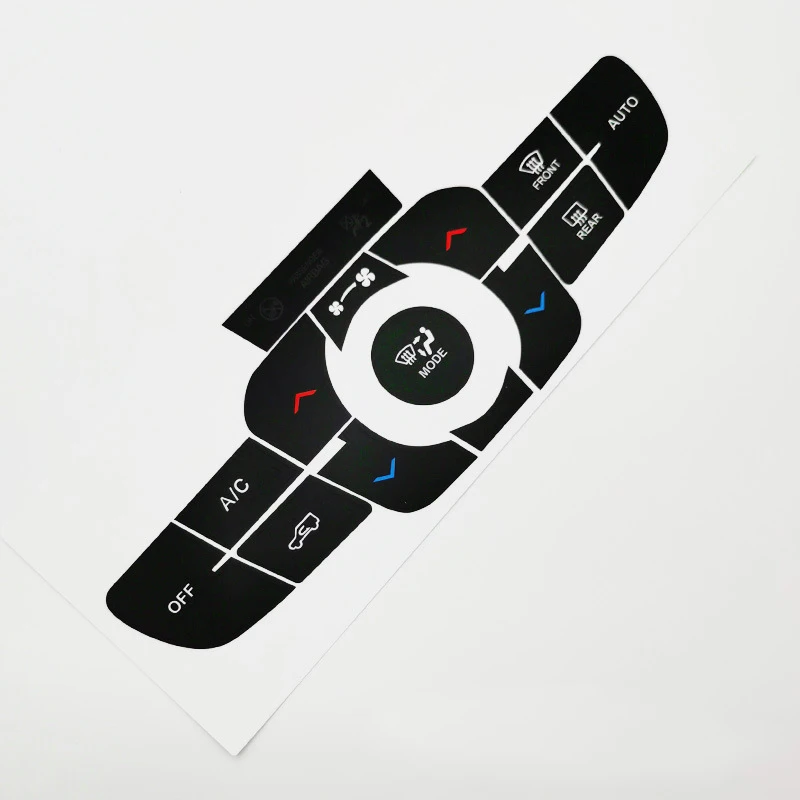 Picture 6: For Jeep Compass AC Air Conditioning Panel Button Repair Sticker, Reverse Radar & Hazard Light