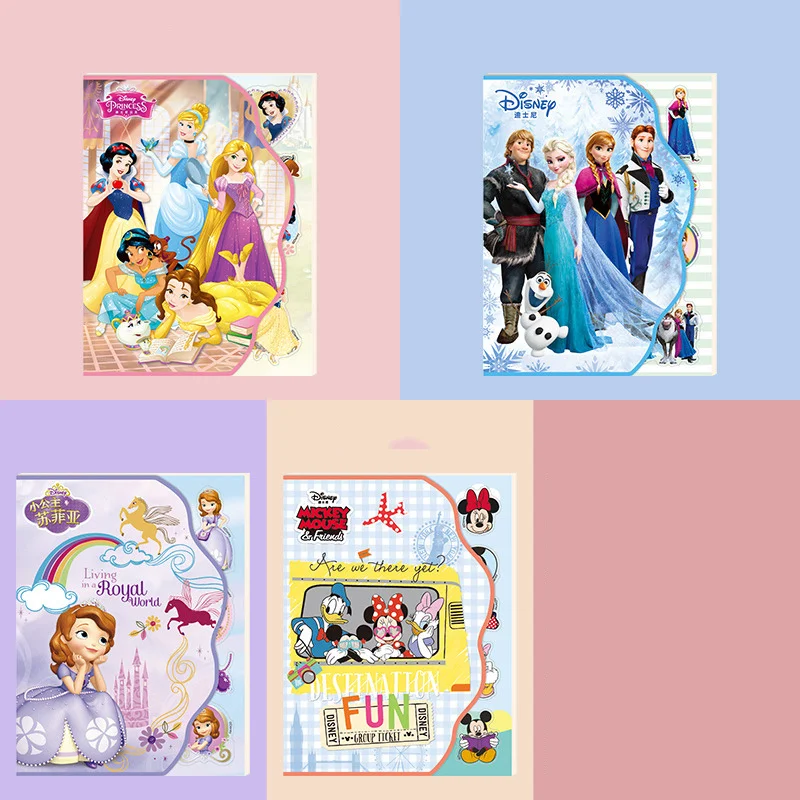 12 set/lot Disney Princess Mouse Stickers Cute Scrapbooking DIY Diary Decorative Sticker Album Stick Label