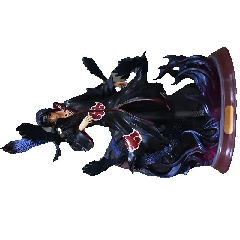 

28cm Popular Naruto Anime Model Uchiha Itachi Statue Toy Home Decor Ornament for Boyfriend Gift