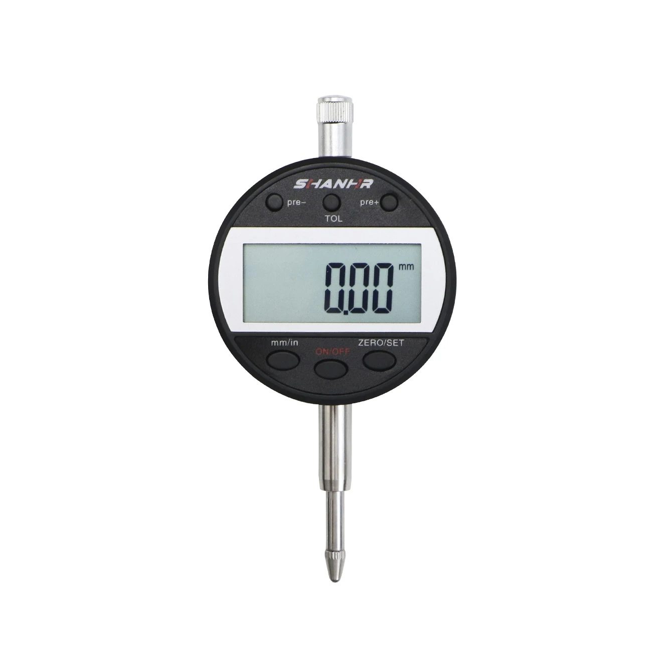 SHANHR مؤشر رقمي عالي الدقة 0-12.7/25.4 مللي متر 0.01 مللي متر ميكرومتر إلكتروني متري/بوصة مقياس مؤشر الاتصال