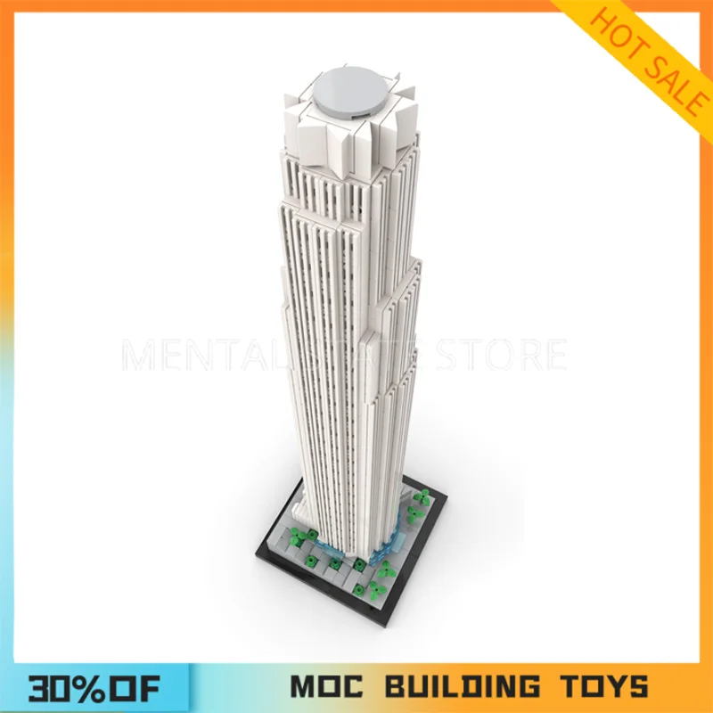 NEW 915PCS Customized MOC U.S. Bank Tower Building Blocks Technology Bricks DIY Creative Assembly Education Toys Holiday Gifts