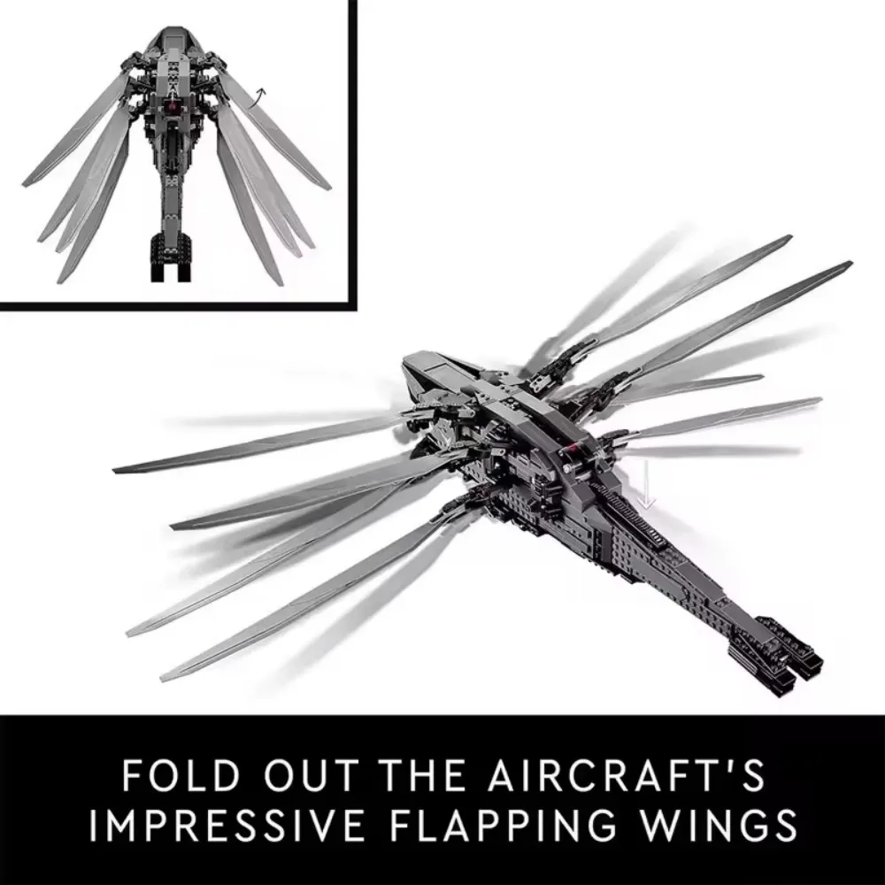 Royal Atreide Bird Wing Aircraft Assembly Kit Razor Falcon Spacecraft Toy Model Best Holiday Gift for Children and Adults image 2