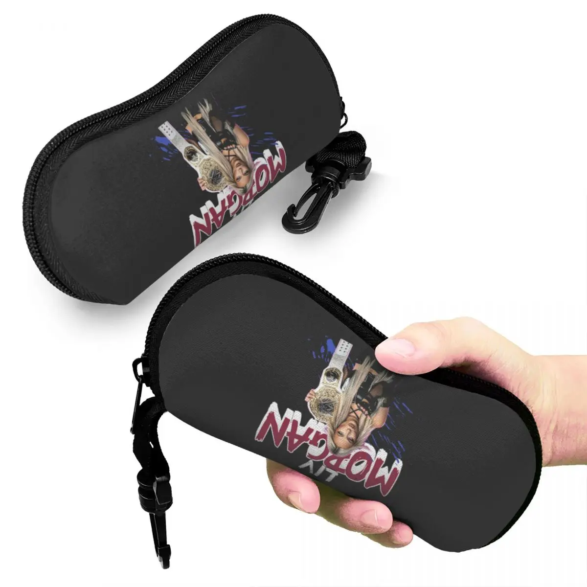 

Liv Morgan Shell Glasses Case Protective Sunglasses Box Women Men Soft Eyeglasses Bag Pouch