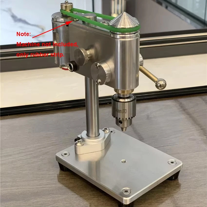 Tira de goma para Micro taladro de banco, Mini perforadora de 0,3-4mm/0,3-6,5mm, herramienta de reparación de relojes, tira de goma, pieza de repuesto para taladro de banco