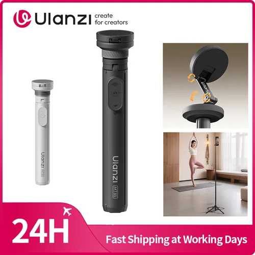 Ulanzi MT-85 trípode automático para teléfono Magsafe palo de Selfie para iPhone 17 16 15 Pop trípode abierto soporte de suelo para viajes al aire libre Vlog