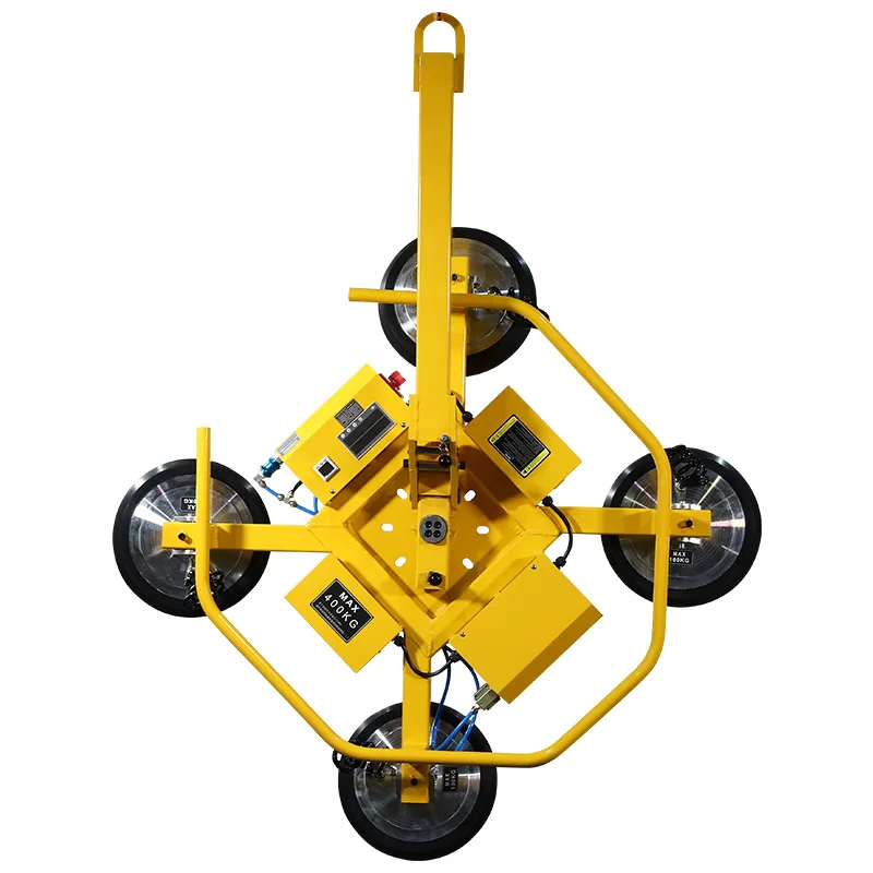 

Electric glass suction cup curtain wall doors and windows crane lifting spreader powerful heavy duty vacuum suction crane