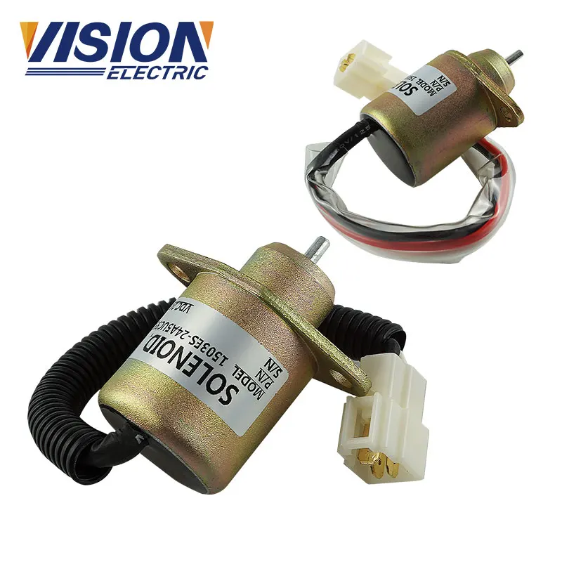 

1503ES-12A5UC5S 12 24V Diesel Engine Generator Parts Fuel Electric Stop Solenoid Valve