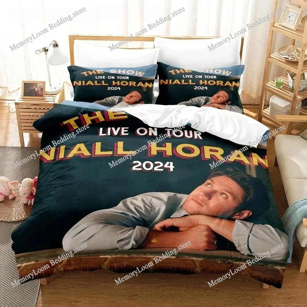 

Hip Hop Niall Horan The Show Bedding Set Cartoon Anime three-piece set Adult Boys Bedroom Duvetcover Sets 3D Personality