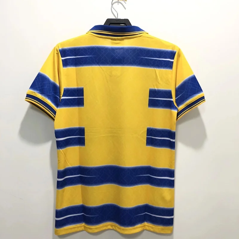 قميص كرة قدم رجالي بتصميم كلاسيكي للموسم 998-999 لنادي باليرمو، زي رياضي قصير الأكمام بنسخة المشجعين #3