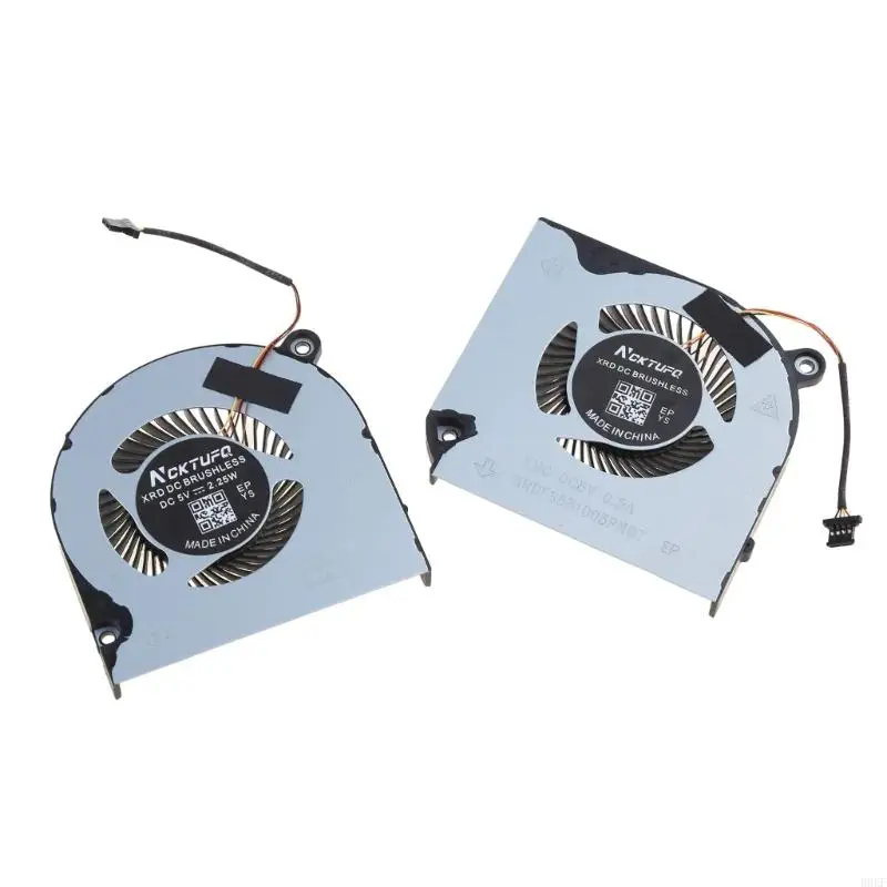 B0KF CPU Fan Cooler Portable Power Power GPU Radiator untuk Nitro5 AN515-43 AN515-54