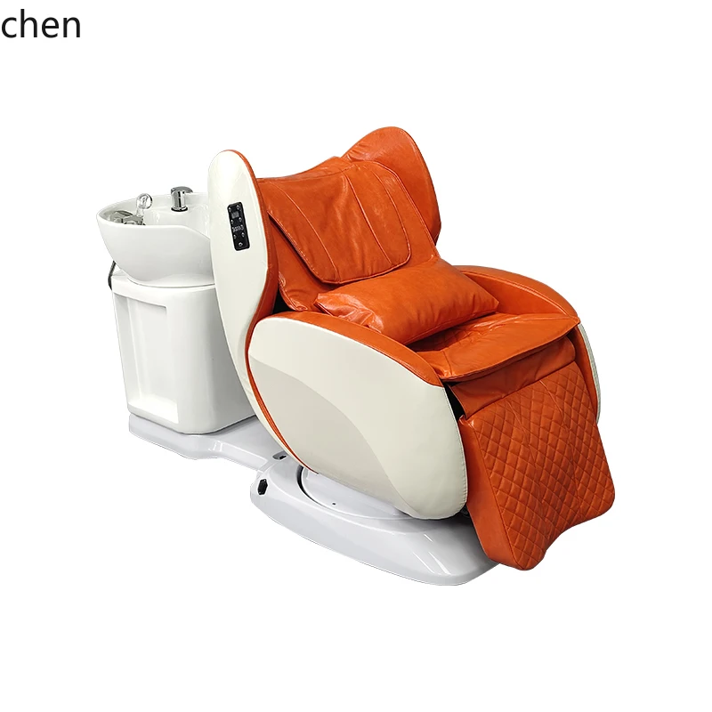 HT intelligent high-end electric shampoo bed rotating multi-function reversing hair treatment shampoo chair