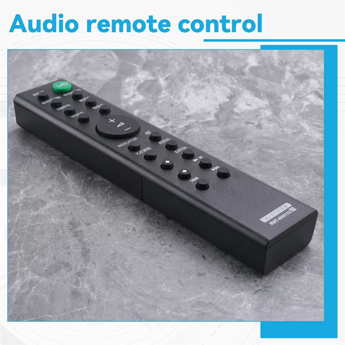 Controle remoto de substituição eficiente RMT-AH411U para Sony Soundbar HT-S100F