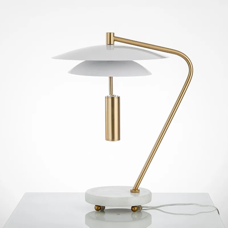 Light luxury creative desk lamp living room bedroom bedside lamp designer Nordic simple model