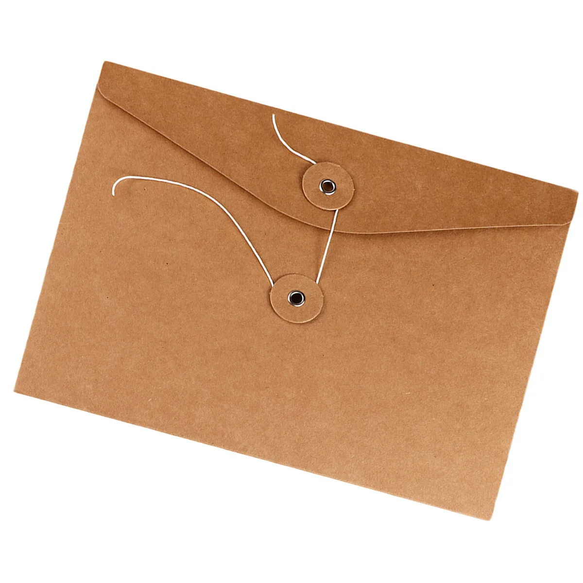 

10Pcs A5 Horizontal File Bag Made of Premium Kraft Paper for Term Papers Magazines Newspapers Business Stylish File Holder