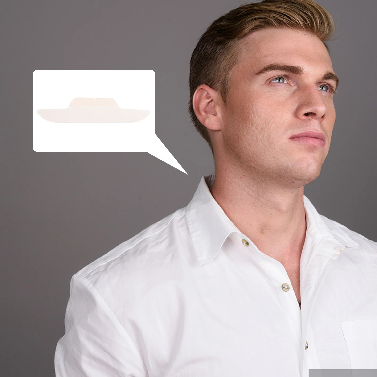 24 قطعة حامي طوق القميص منصات العرق المتاح رقيقة جدا مقاوم للماء بطانات امتصاص العرق لأحداث اجتماعات العمل