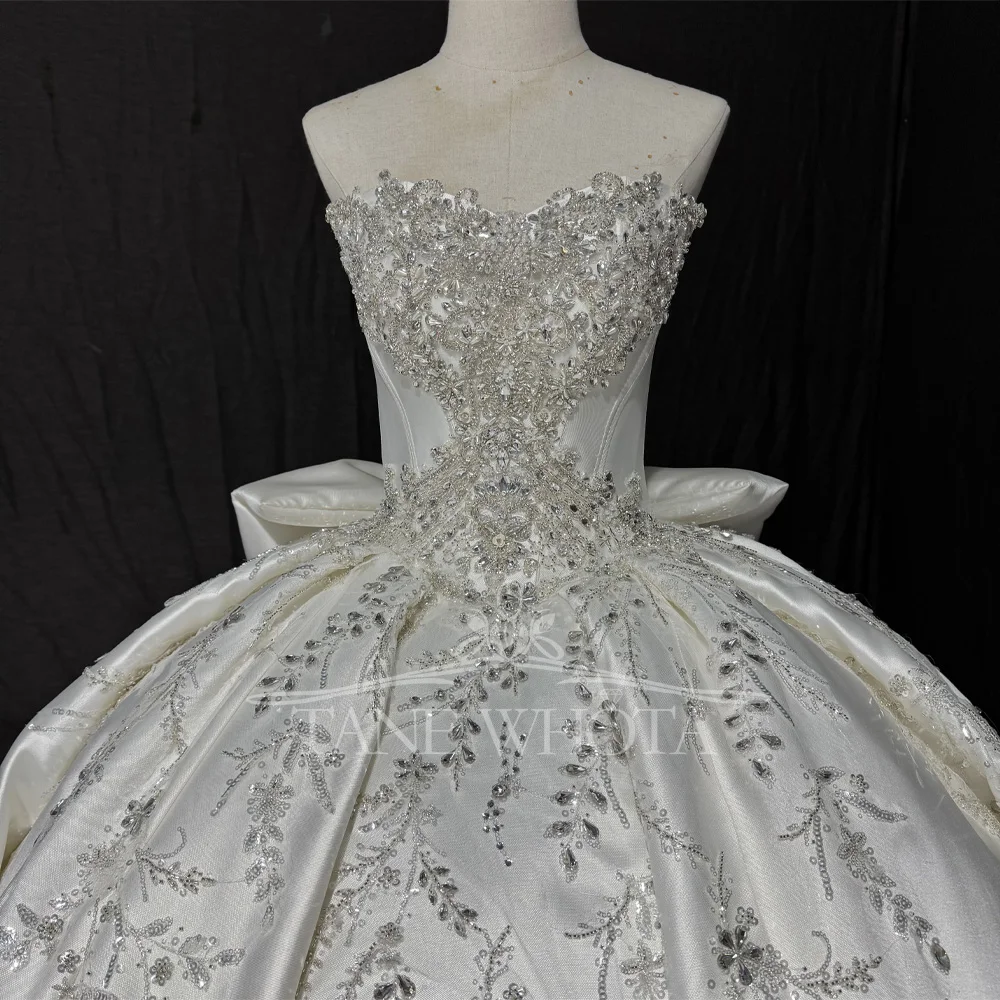 

Роскошное свадебное платье с бисером, кристаллами и пайетками, без рукавов, с вырезом в форме сердца, на шнуровке сзади, с возможностью индивидуального пошива, для невесты.