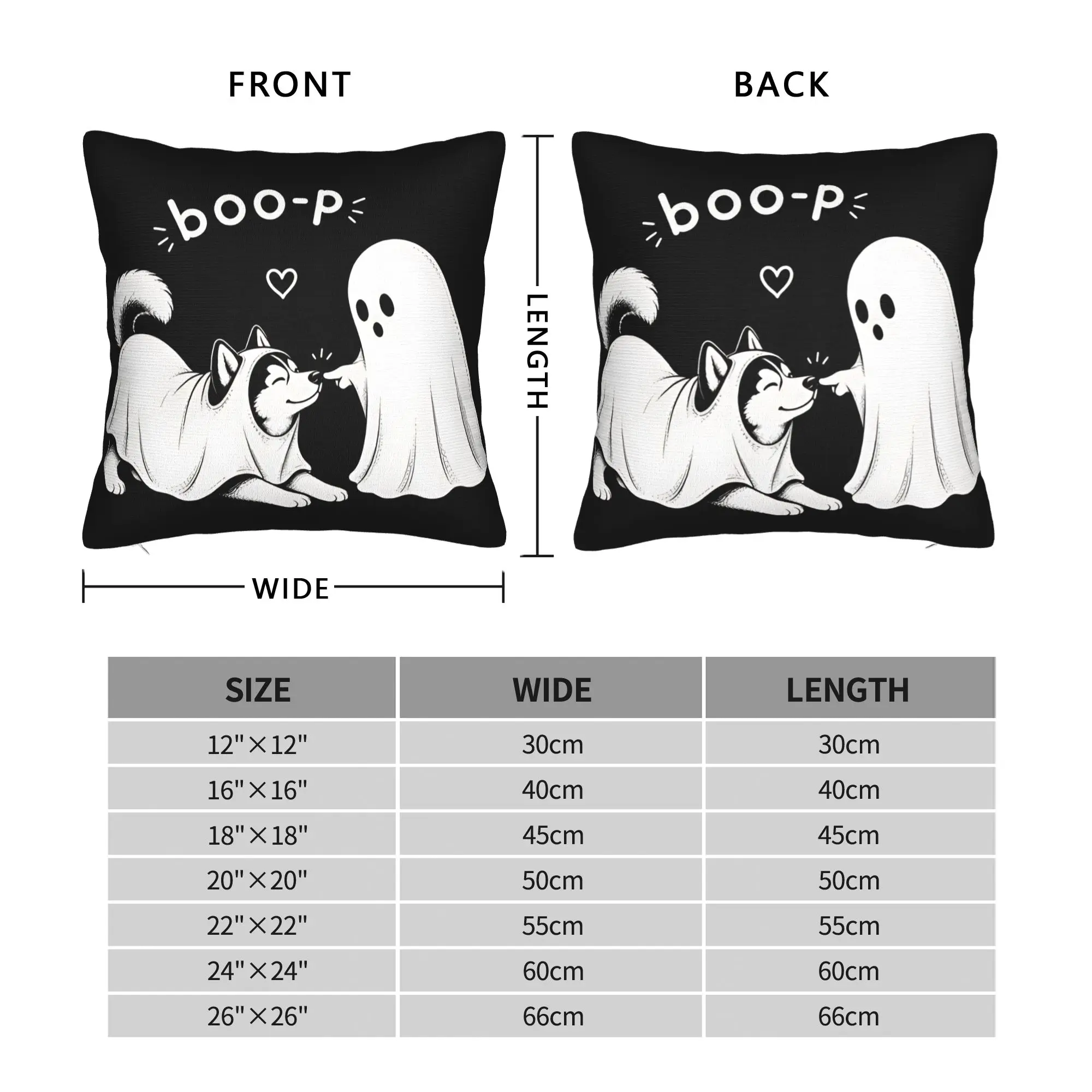Boo Boo p Husky Dog Classic Pillow Cover  Kawaii Pillow Case For Couch Sofa Bedroom Custom Pillowcases Gift
