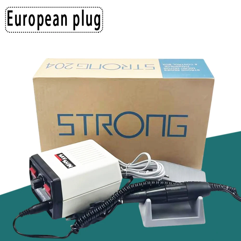 Dental Micro Motor Electric Drill 35000rpm Strong 204 Dental Professional Sanding Machine Dental Equipment