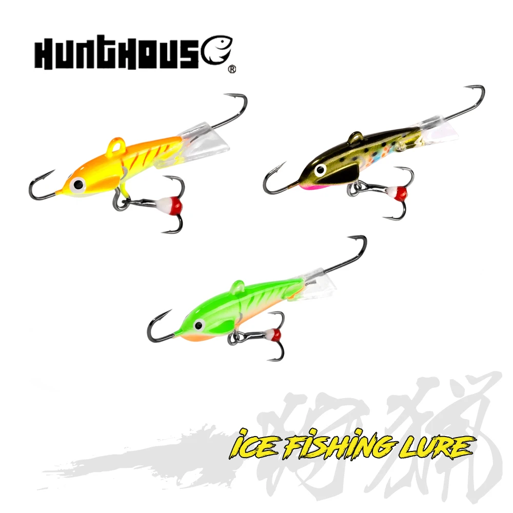 

Hunthouse Fishing Winter Ice Lure Balancer 35mm/11g 45mm/18g Sinking Jigging Wobblers Bait For Bass Pike Perch Tackle LW817