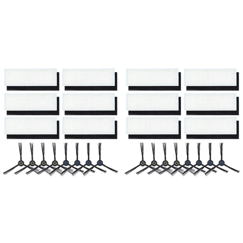 

B01C-2X Сменная боковая щетка HEPA-фильтр для Silvercrest SSR1 SSRA1 Ilife A9S A9 A7 аксессуары для роботов-пылесосов