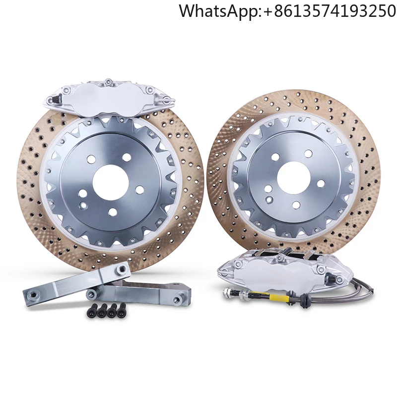 Caliper de Freno de Aluminio de 6 Pistones para Autos de Carreras, Kit de Frenos Modificado para Infiniti Q50 Q60 QX70 FX35 QX80 FX5, Venta al Por Mayor de Fábrica OEM