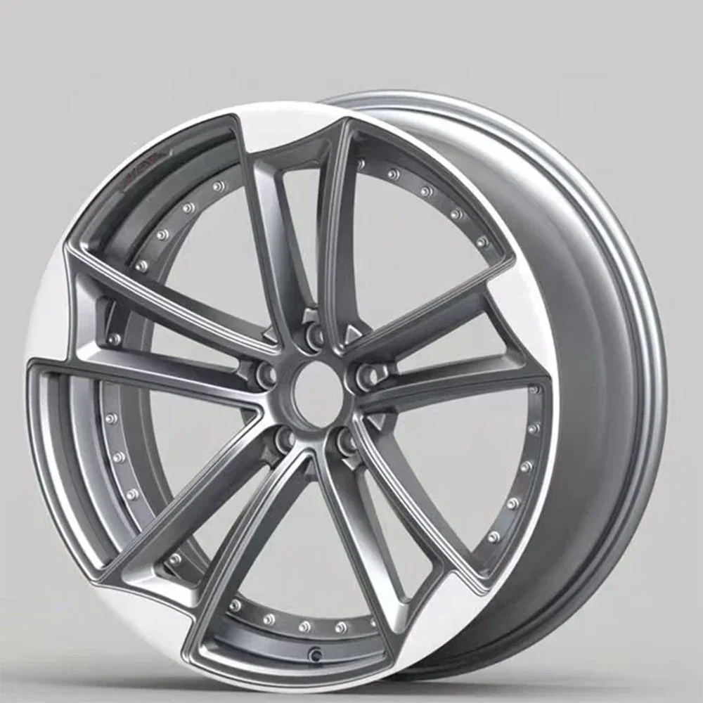 Alloy Wheels 5x112 18 19 20 21 22 Inch Aftermarket Rims 2-piece Forged Wheels