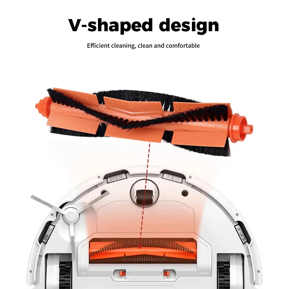 قطع غيار لشاومي روبوت مكنسة كهربائية ممسحة P Pro 2S/XMSTJQR2S/3C B106CN S10 S12 T12 B106GL الجانب الرئيسي فرشاة تصفية ممسحة القماش