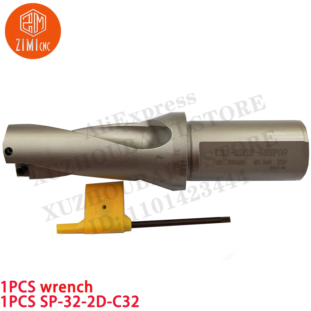 

SP-32-2D-C32 U drill turning indexable drill 33mm C32-2D FOR SPMG090408 insert CNC tool mechanical cutting tool metal lathe tool