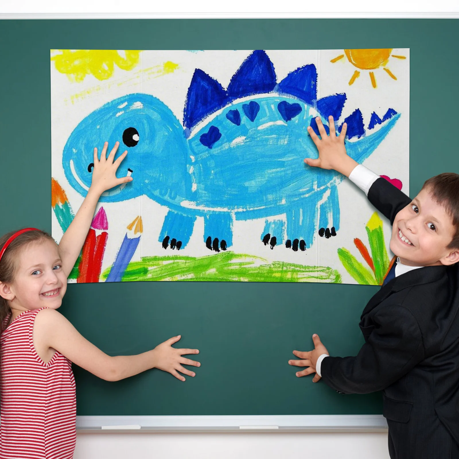 

4Pcs Trifold White Poster Boards Medium 25.7x16.9 Inch Foldable Heavy-Duty Display for Science Project Presentations Exhibitions