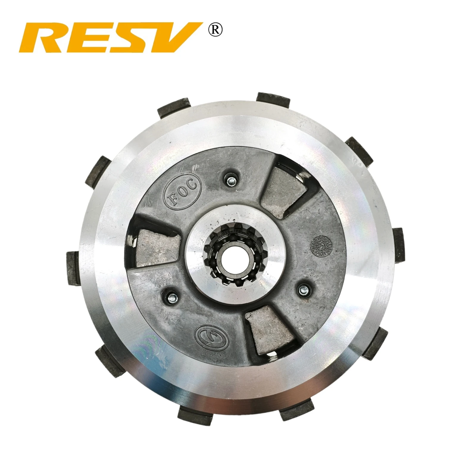 RESV for Kawasaki Ninja 400 Z400 400cc Enhanced Slide Clutch Assembly with 5 Pieces Friction Plates Disc Slipper Clutch Assy.