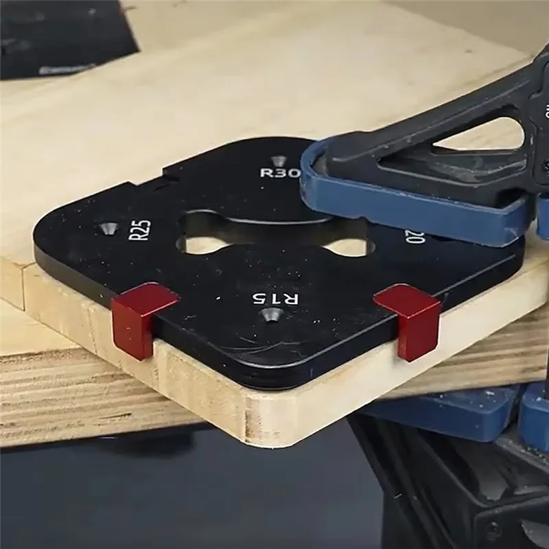 Classy-Pocket Radius Jig Router Cutting Fillet Template 4 In 1 R-Angle Arc Chamfering Template Round Corner Quick Cutting Mold