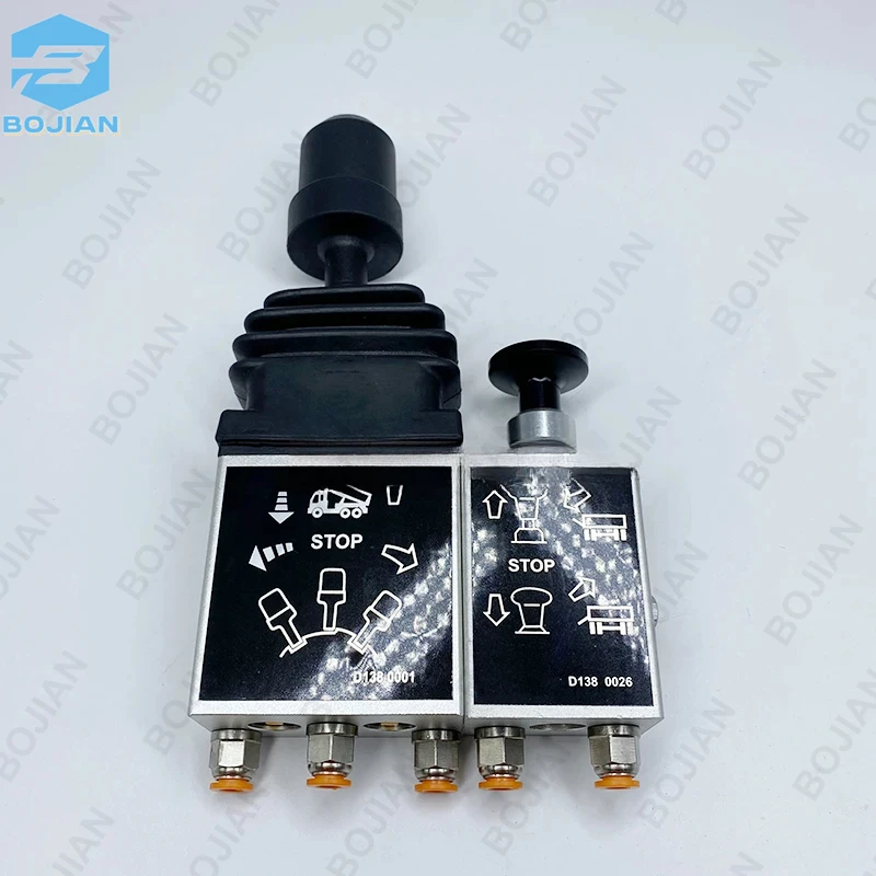 14750430H  HYVA  Dump Truck Valve Double Acting Proportional Air Control Tipping Valve With Lever Stop On Tip And Low Position