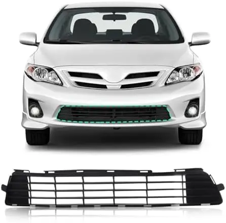 

PERFIT LINER Front Bumper Grille for 2011-2013 Corolla - Direct Fit, Primed Black TO1036125