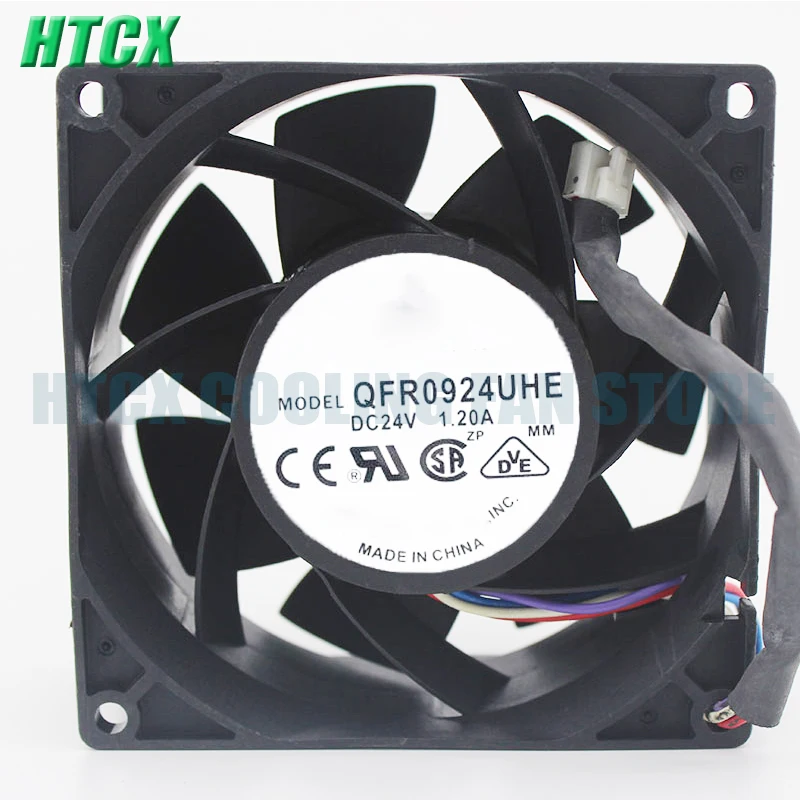 

Новый 9238 9038 24V 1.2A QFR0924UHE инверторный вентилятор, источник питания